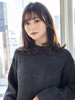 【白川】20代30代40代レイヤーカットオリーブグリーン23.2.19