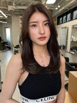 ベレーザシェルト(Beleza scelto) 3174髪質改善ゆる巻きロングウザバングミルクチョコレート