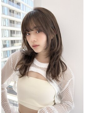 レミエ ダイカンヤマ(lemiie) 顔まわりのバランスが可愛い☆レイヤーカットレイヤーロング