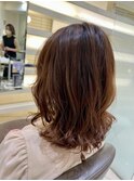 乾かすだけで巻いたようなカールのパーマ