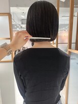 ラミエ バイ メルト 吉祥寺(lamie by melt)&nbsp;【久保田】まとまるぷつっとボブ内巻きヘア暗髪透け感