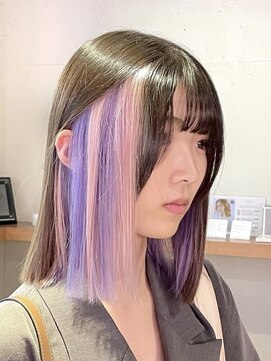 ピチカート(pizzicato) ピンクインナーカラー/インナーカラーピンク/ラベンダー