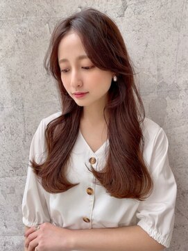 アイユー(ii+U) グレーベージュ　フレンチカジュアル　レイヤーロング