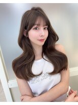 アフロートリノ(AFLOAT Leino) 大人可愛い韓国ヘア くびれヘア レイヤーカット 顔まわり#