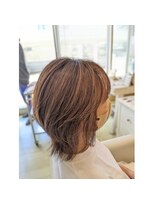 ヘアメイク アージュ 大野城 下大利店(HAIR MAKE age) 白髪ぼかしハイライト　30代40代50代