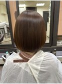 乾かすだけでまとまる美髪ボブ