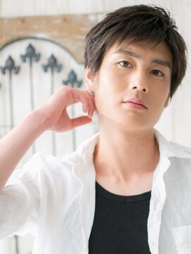 グルーミングサロン バーバー キャッスル 北浦和西口(Grooming salon Barber Castle) アッシュオリーブ簡単スタイリングな耳だしショートV北浦和