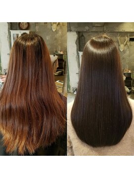 エノア 表参道(ENORE) ドライヤーで乾かしただけでサラ艶にまとまる弱酸性縮毛矯正