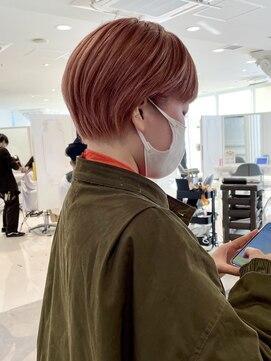 エアー 青山(AIR) 暖色カラー/丸みショート