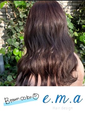 エマヘアデザイン(e.m.a Hair design) ブラウンカラー