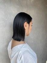スロウヘアシェア(slow hair×share)&nbsp;大人なタイトボブ×ナチュラルブラック