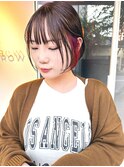 インナーカラー/デザインカラー/ピンクグラデーション