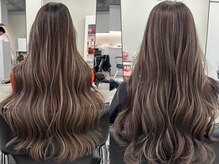 こだわりのReLitハイライト。他店とは違うハイライトで上品で綺麗な仕上がりに◎［錦糸町/レイヤーカット］