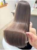 三重桑名韓国レイヤーカット顔周りレイヤーボブベージュカラー