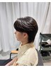 【藤原　倉谷指名限定】センターパート+ニュアンスパーマ　￥12100
