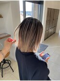 【バレイヤージュ】ホワイトベージュ
