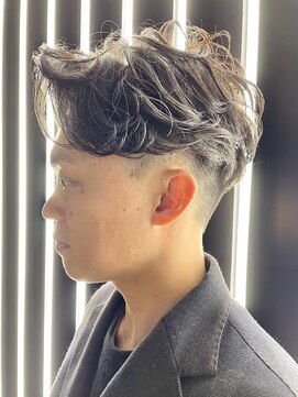 ピークアブー 原宿ハラカド(PEEK-A-BOO) シャドウパーマ ハイライト メンズパーマ