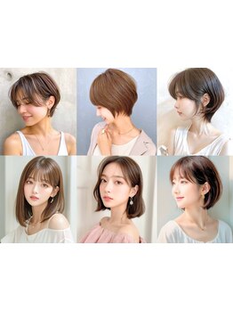 【ショートに特化】したstylistが創る似合わせcutで大人上品なショート・ボブhairに♪