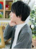 ■くすみブルー束感ニュアンスミニウルフ107上尾20代30代40代