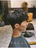 大人のチルショート/ニュアンスパーマ