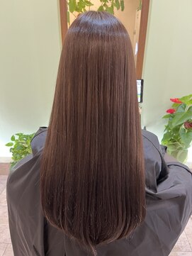 タックバイハレ たまプラーザ(takk by Hale) [takk]髪質改善縮毛矯正/チェリーブラウン/ホワイトグレージュ