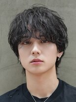 フィフス 名駅(fifth) 名古屋シャドウパーママッシュウルフメンズパーマ緩め