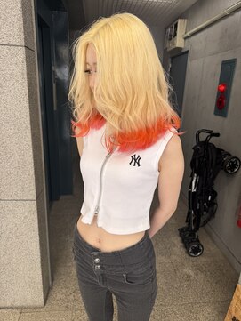 ステラゴーマルイチ(STELLA 501) ブロンド×裾カラー