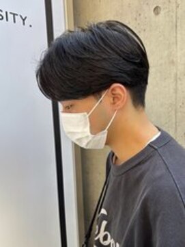 アルム オモテサンドウ(ALLM omotesando) メンズカット 韓国風カルマパーマ ダウンパーマ メンズサロン