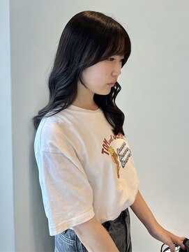 シエル バイ ケンジ 登戸 生田(CIEL by KENJE) 韓国ヘア前髪顔周りレイヤーカット小顔グレージュカラー