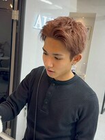 アリープアウル(ALEAP owl)&nbsp;メンズカット/スパイキーショート/ブラウン