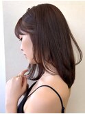 レイヤーカット/柔らかいヘア/絶壁解消/小顔/ひし形/シースルー
