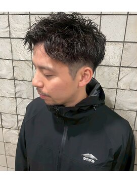 ヒロギンザ 仙台駅前店(HIRO GINZA) ピンパーマスパイキーショート