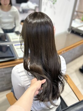 フォルテ ガーデン ヒルズ 静岡店(FORTE GARDEN HILLS) グレージュブラウン/ミディアムレイヤー/韓国巻き/顔周りカット