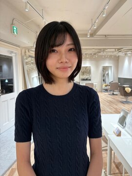 カナージュ(Canage) 暗めカラーくびれボブ9.21