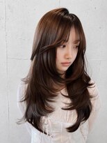 リア 京都河原町(riah)&nbsp;韓国レイヤー/顔周りレイヤー/ミディアムレイヤー／レイヤー