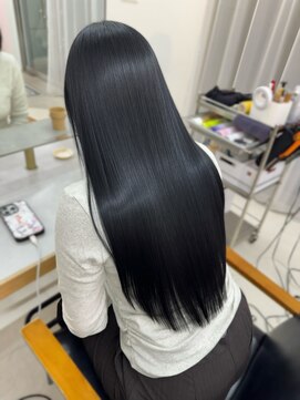 エクラ(ECLAT) 透明感ブルーブラック×髪質改善