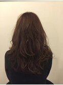 １６。。。かわいいショコラピンク。。。ロングレイヤーのカタチ
