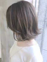 リヴ オオサカ(LIV OSAKA)&nbsp;【LIV】お客様snap☆外ハネボブ/アッシュグレー(担当 HIRO)