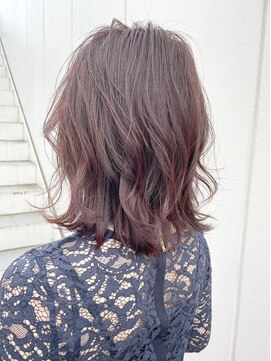 ルーファス 恵比寿 渋谷(Ruufus) ピンクアッシュの外ハネショート【Ruufus恵比寿渋谷】3157ｂ