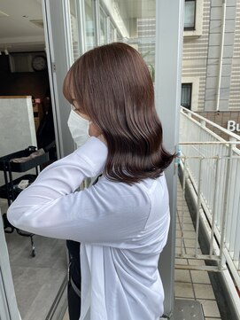 ラフトーキョウセカンド(RAF TOKYO 2nd) 【RAF TOKYO 2nd Rina】艶カラー×ピンクブラウン