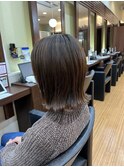 肩ボブ×外ハネ