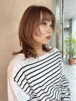 ビュートリアム 南青山(BEAUTRIUM)&nbsp;ミディアムウルフレイヤー 顔周りレイヤー 表参道 20代30代40代