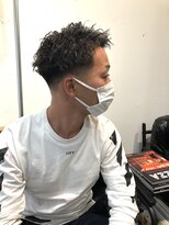 グッドプレイスアンドシング(Good Place&thing)&nbsp;メンズ刈り上げ短髪ツイストスパイラルローフェードスキン