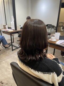 アールヘアー(ar hair) 【市川諒】ブラウン艶ウェーブ