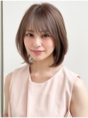 イメチェン小顔モテ髪アースカラー結べるボブ大人ガーリー