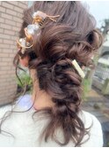 編みおろしアレンジ
