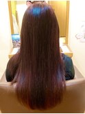 30代40代50代／プラムピンク/ピンクカラー／ツヤ髪スタイル