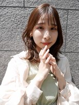 シュシュ(shushu)&nbsp;ゆるふわ外ハネロング/ベージュブラウン「有海一生」/髪質改善