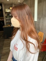 ハク(haku) [yuuki]オレンジカラー/デザインカラー/レイヤーカット/髪質改善