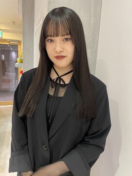 ヨーク(YOKE) 【YOKE】ラベンダーグレー/暗髪/艶髪/韓国ヘア/レイヤーカット